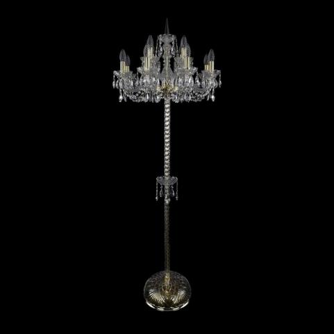 Bohemia Ivele Crystal Торшер Bohemia 1402T2/8+4/195-165 G
