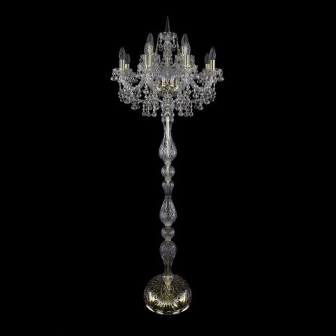 Bohemia Ivele Crystal Торшер Bohemia 1409T1/8+4/195-165 G