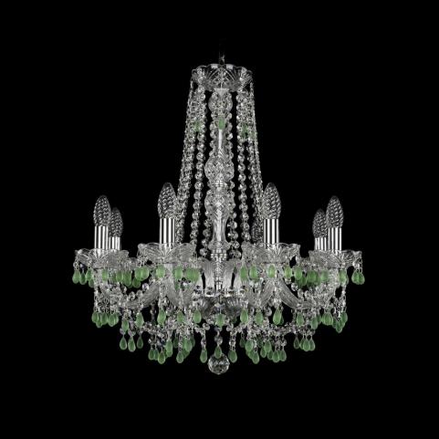 Bohemia Ivele Crystal Люстра Bohemia 1410/8/195/h-60 Ni V5001