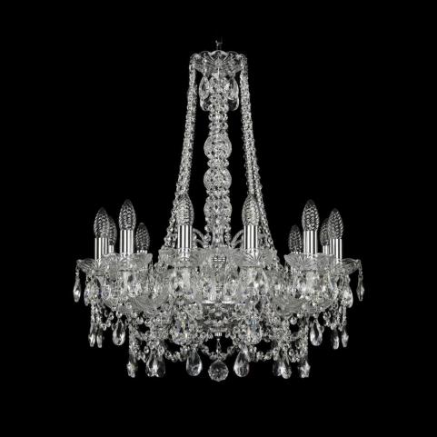 Bohemia Ivele Crystal Люстра Bohemia 1411/12/195/h-70 Ni