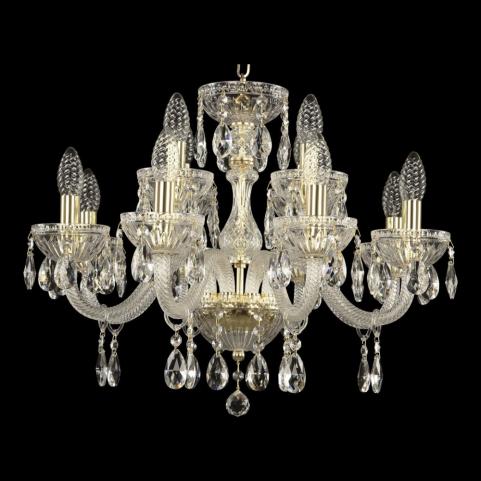 Люстра Bohemia Ivele Crystal 5417/8+4/195 G Clear/M-1G