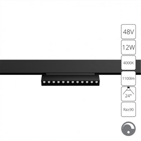Магнитный трековый светильник Arte Lamp Linea 4000К диммирование A4686PL-1BK