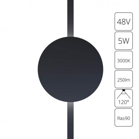 Магнитный трековый светильник Arte Lamp Rapid 3000К A1163PL-1BK