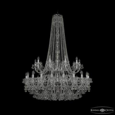 Люстра Bohemia Ivele Crystal  1409/20+10/400/h-152/2d Ni