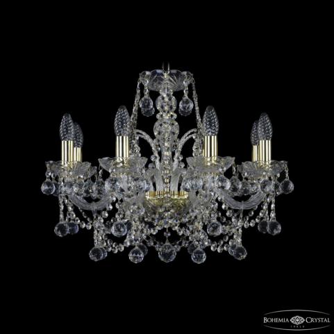 Люстра Bohemia Ivele Crystal  1411/8/195 G Balls