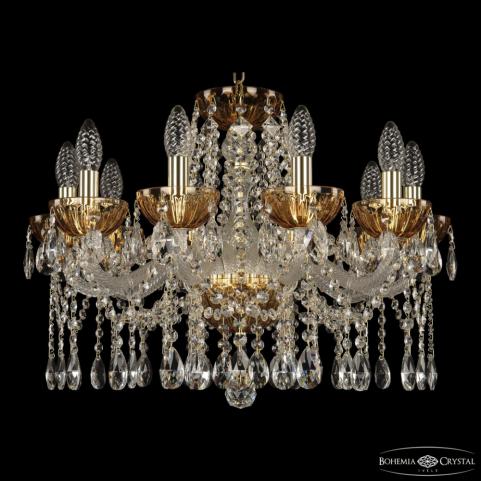 Люстра Bohemia Ivele Crystal 5413/10/200 G Amber/M-1H