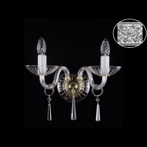 Бра Art Glass ROSA II. NICKEL CE