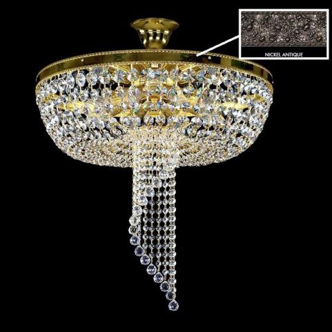 Люстра Art Glass DOMINGA NICKEL ANTIQUE CE