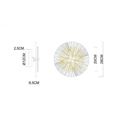 Бра Arte Lamp Ajour A1259AP-1PB