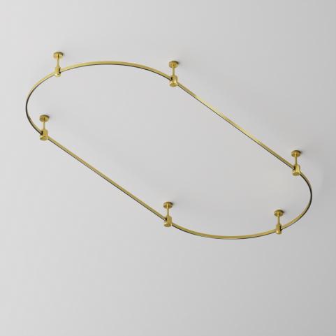 Шинопровод Maytoni Flarity TRX154-SR-D800-BS, магнитный модульный полукруг, латунь 800мм