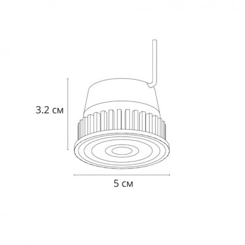 Светодиодный модуль Arte Lamp Ore 4000К диммируемый A22071-4K