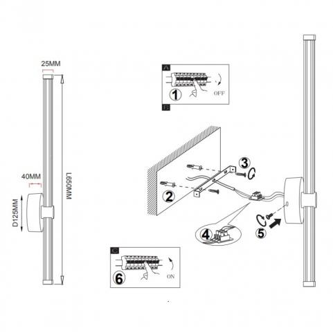 Бра Stilfort Quadro 4010/02/01W