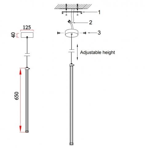 Подвесной светильник Stilfort Quadro 4010/02/01PS