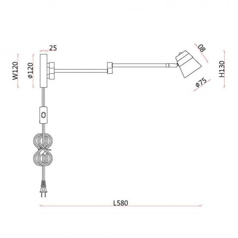 Бра Favourite Ordo 4224-1W