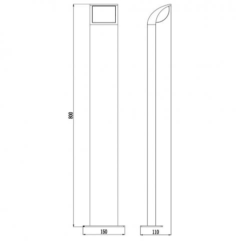 Уличный светильник Maytoni Stock O446FL-L7GF3K