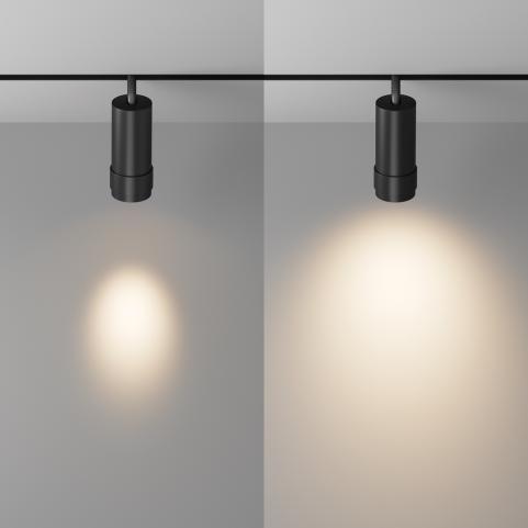 Трековый светильник Maytoni Technical Exility 3000K  Focus Zoom TR211-1-12W3K-Z-B