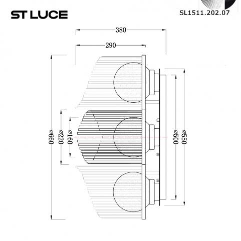 Люстра ST Luce Allegro  SL1511.202.07