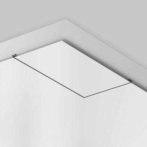 Шинопровод Maytoni Exility TRX034-SCH-422B, магнитный встраиваемый в натяжной ПВХ потолок, черный 2м