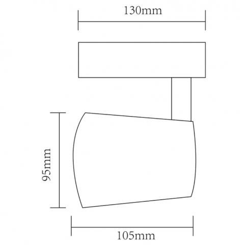 Трековый светильник Arte Lamp Atillo   A2324PL-1BK
