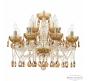Люстра Bohemia Ivele Crystal 5413/8+4/200 G Amber/M-1F K777