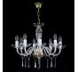 Люстра Art Glass STEFANIE VIII. SWAROVSKI ELEMENTS NICKEL