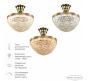 Люстра Bohemia Ivele Crystal 3000-6000 K 19321/25IV/LED-DIM G