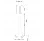 Уличный фонарь Arte Lamp Seginus A6515PA-1BK