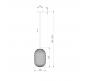 Подвесной светильник Eurosvet Gem 50261/1 темно-серый