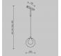 Трековый подвесной светильник Maytoni Technical Basity  Bubble TR181PL-1-4WTW-B