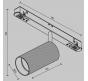Трековый светильник Maytoni Technical Exility 3000K  Artisan TR097-2-12W3K-M-BB